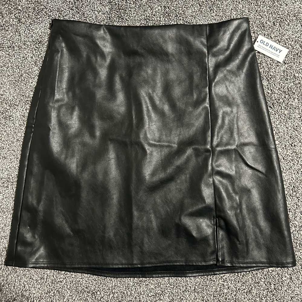 Old Navy Leather Skirt